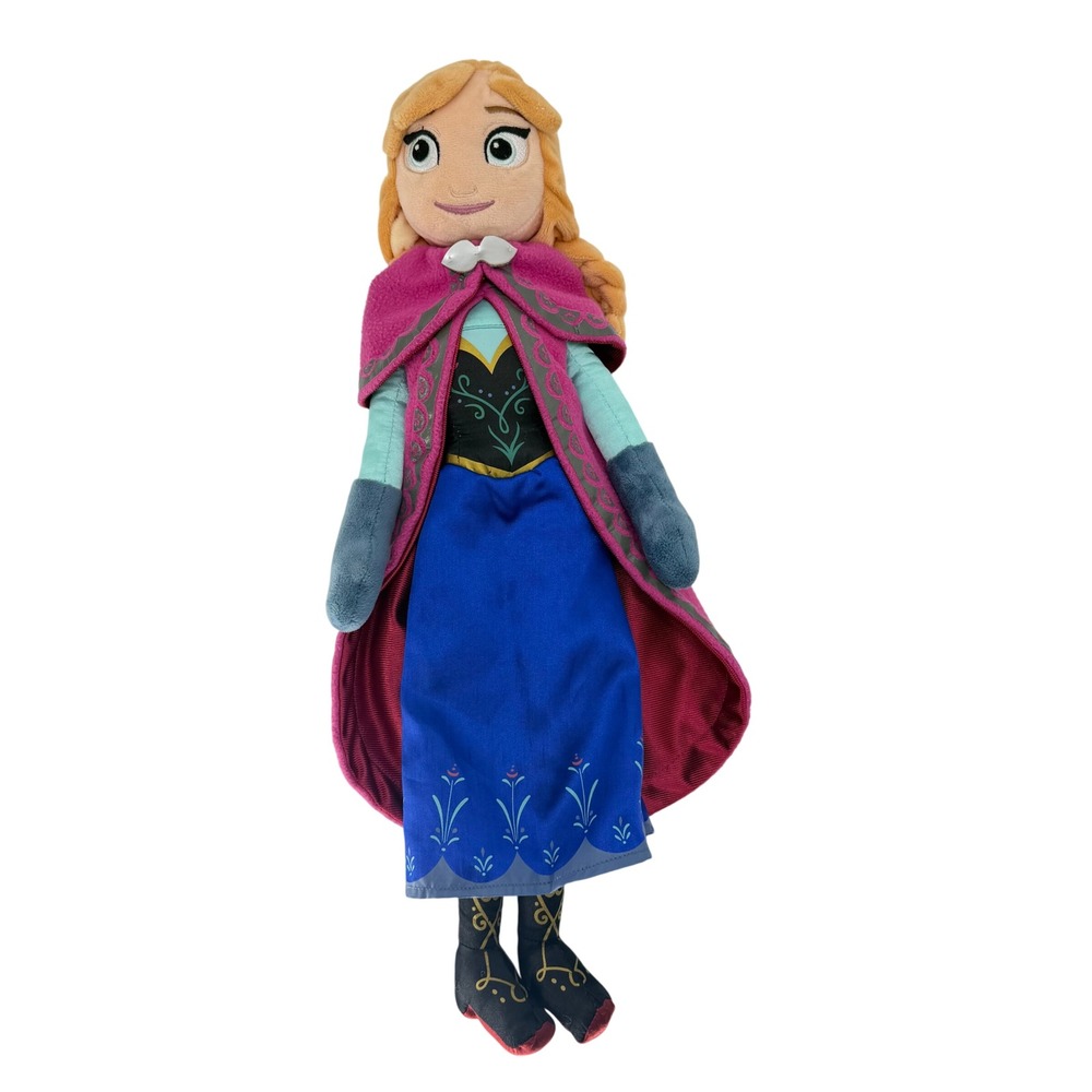 Disney On Ice Frozen Anna Plush 20" Soft Rag Doll Ringling Bros Feld Souvenir